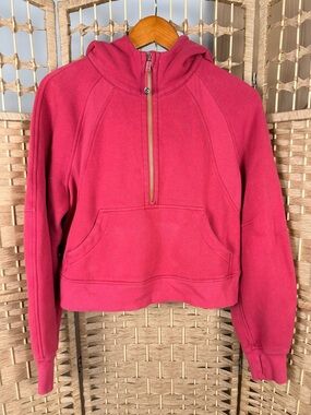 Lululemon Scuba Oversized Half Zip Hoodie Gold Zipper XS/S